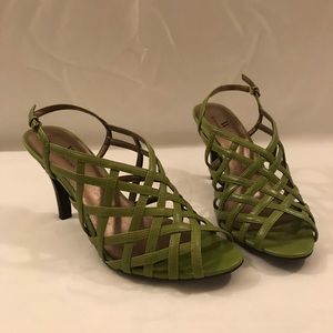 Worthington Jocelyn 3inch heels in lime green